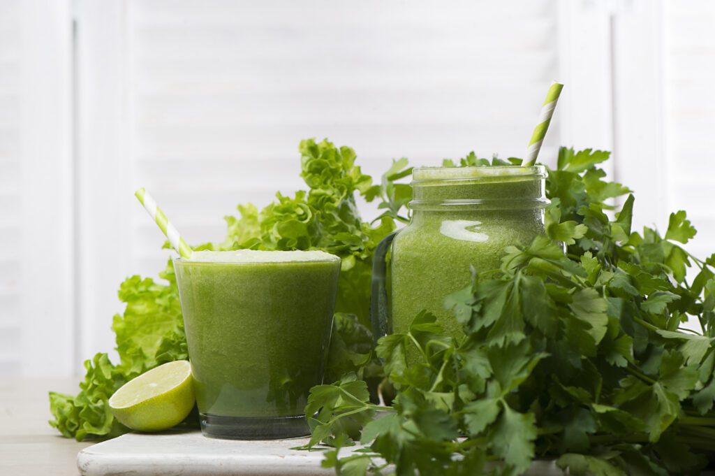 Smoothie de desintoxicação verde