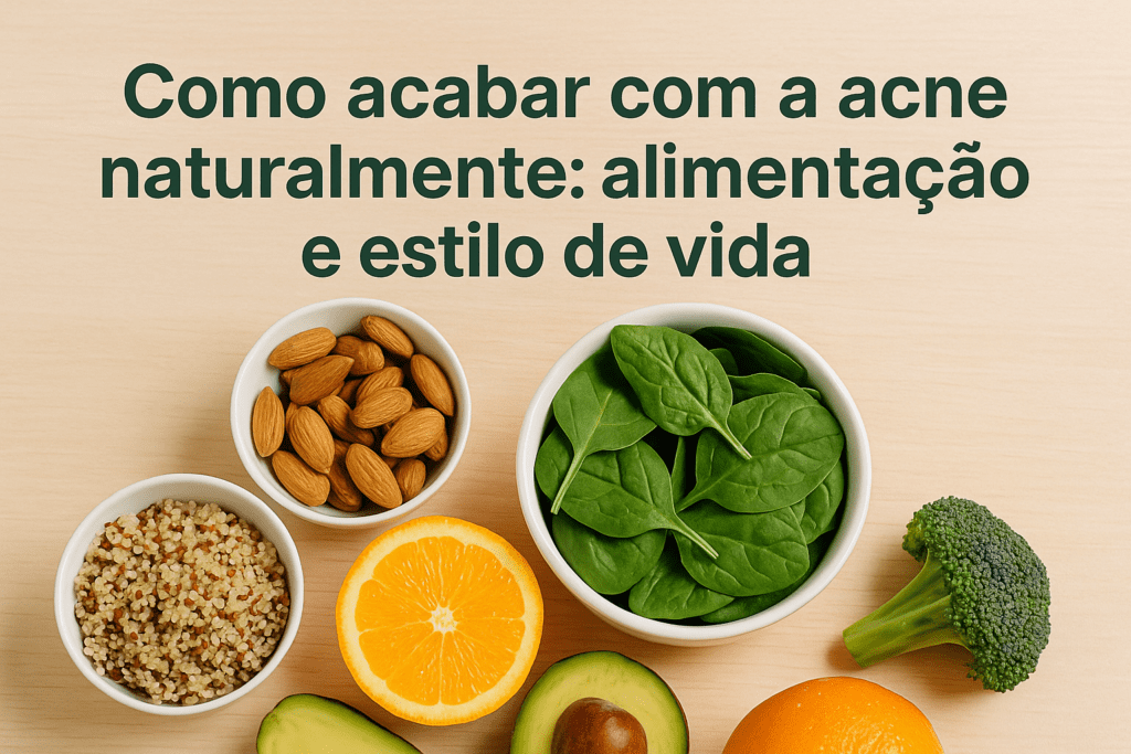 Como acabar com a acne naturalmente alimentação e estilo de vida