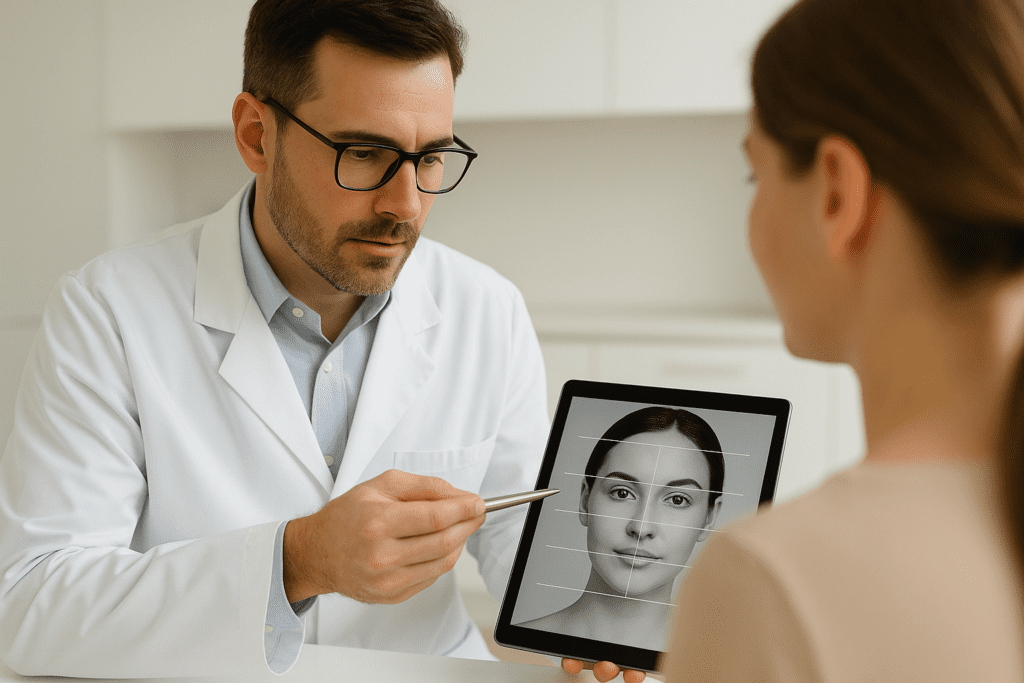 Medico na clinica A Escolha do Profissional Um Fator Crucial para sua Harmonização Facial