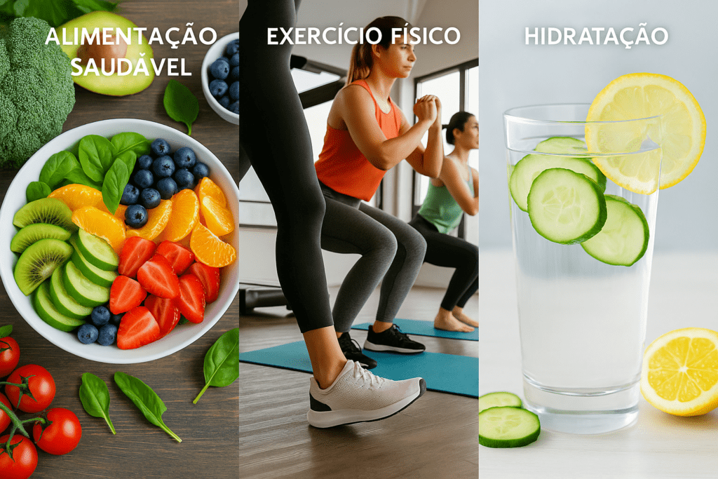 Papel do Estilo de Vida Alimentação Saudável combater celulite