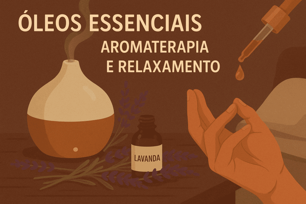 Um difusor de óleos essenciais soltando névoa em um quarto com iluminação suave Ambiente Propício ao Sono 