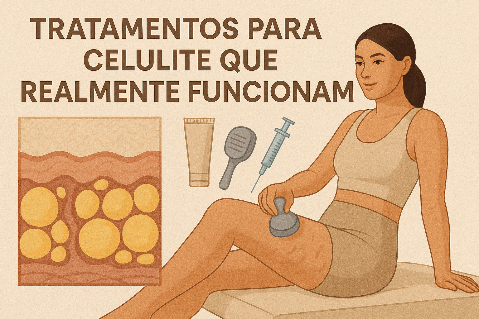 Drenagem Linfática Imagem do aplicador do aparelho de radiofrequência em contato com a pele