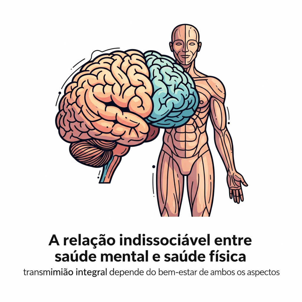 A relação indissociável entre saúde mental e saúde física.