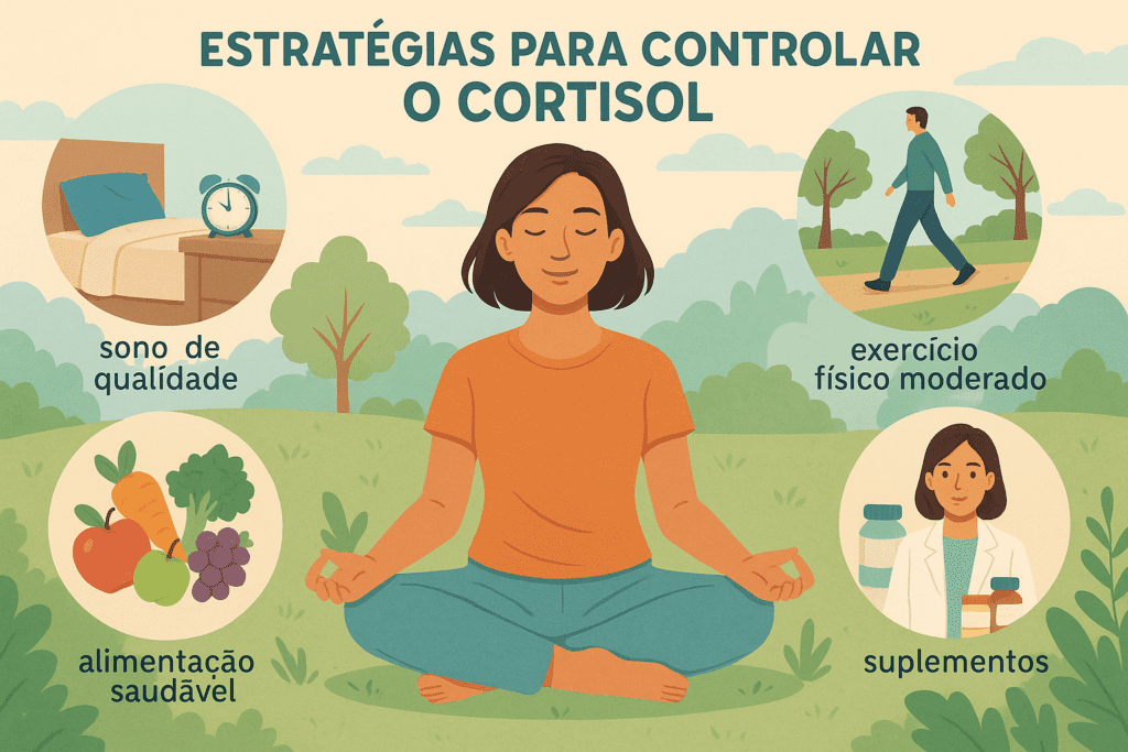 Aprenda a controlar o cortisol com dicas de meditação, sono, alimentação saudável e exercícios. Reduza o estresse e promova o equilíbrio hormonal para seu bem-estar.