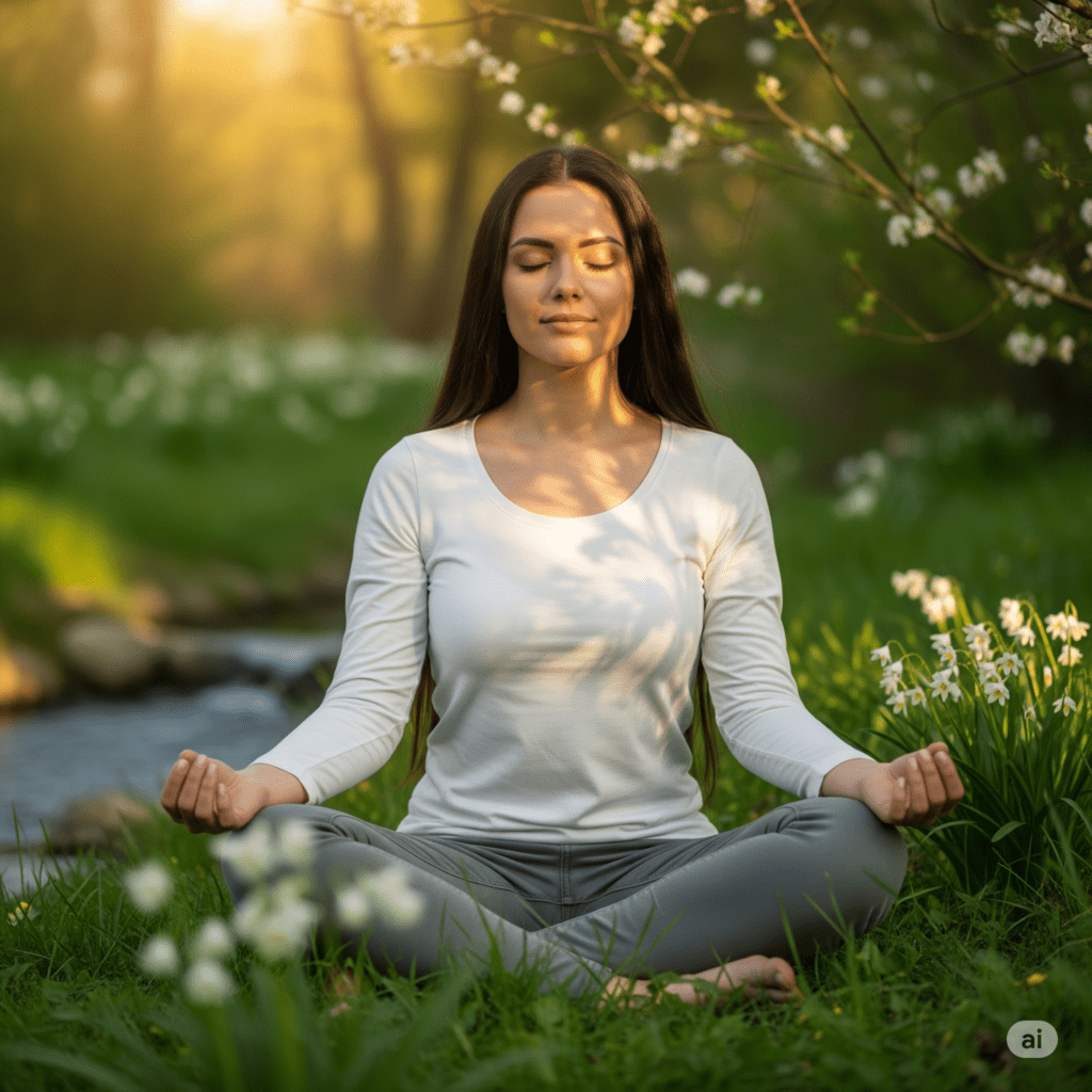 Saúde mental e bem-estar para perder peso de forma saudável e duradoura: meditação e relaxamento