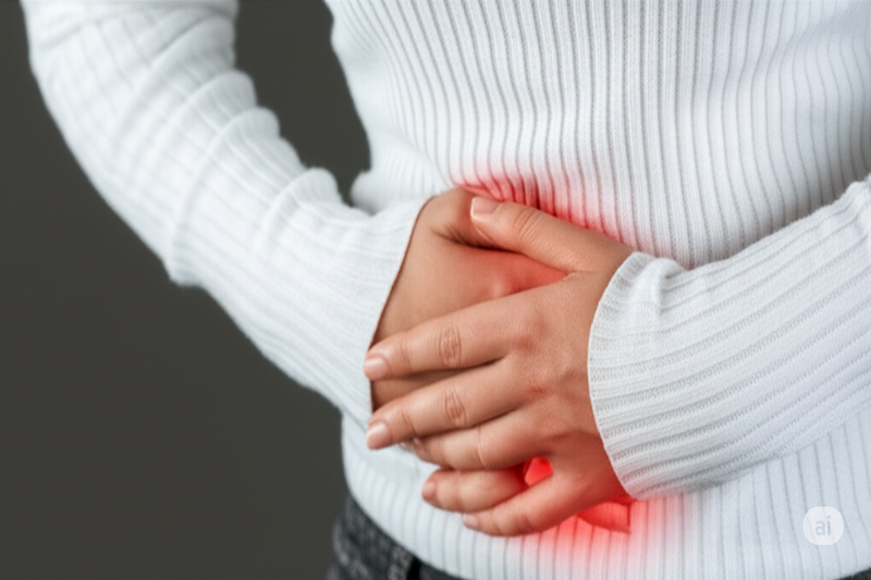 principais causas da diarreia, incluindo bactérias, vírus, medicamentos, glúten (representado por pão), lactose (representada por leite) e inflamação intestinal.