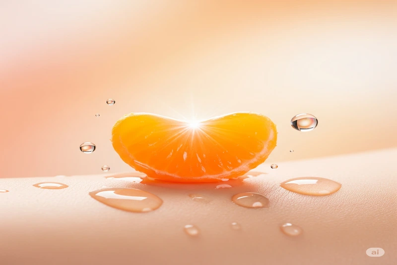 tangerina pele radiante saúde da pele colágeno vitamina C